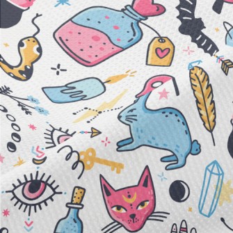 Colorful Witchcraft Elements Piqué