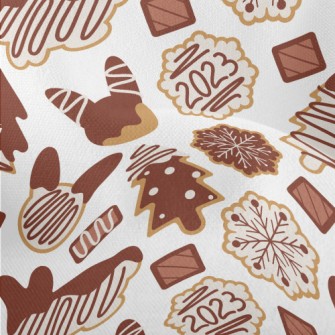 Chocolate Handmade Cookies Lightweight Performance Linen