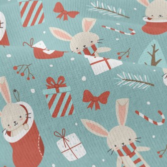 Merry Christmas Bunny Modern Jersey
