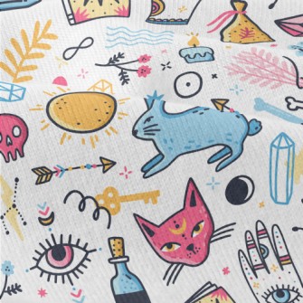 Colorful Witchcraft Elements Modern Jersey