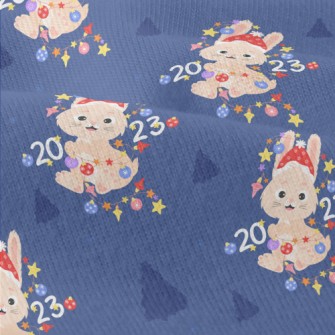 Cute Rabbit With Christmas Dec Modern Jersey