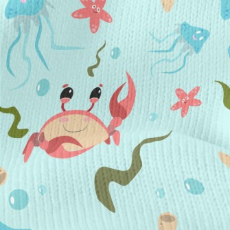 Cartoon Ocean World Stretch Jersey