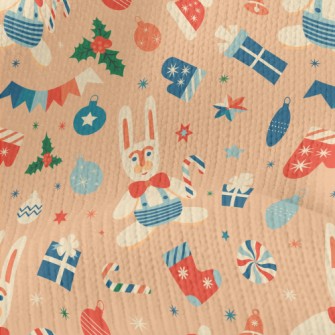 Retro Christmas Bunny Stretch Jersey