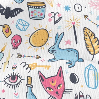 Colorful Witchcraft Elements Stretch Jersey