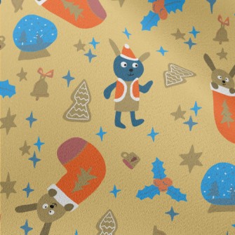 Festive Cute Rabbit Chiffon