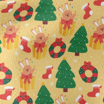 Cartoon Bunny Christmas Gift Waterproof Canvas