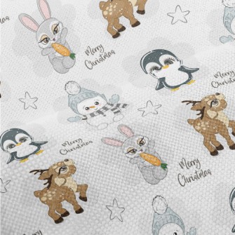 Antarctic Animal Christmas Performance Linen