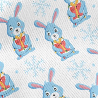 Bunny With Christmas Decoratio Standard Corduroy