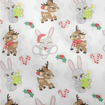 Christmas Reindeer And Rabbit Dobby