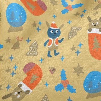 Festive Cute Rabbit Minky