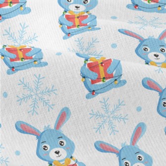 Bunny With Christmas Decoratio Modern Jersey