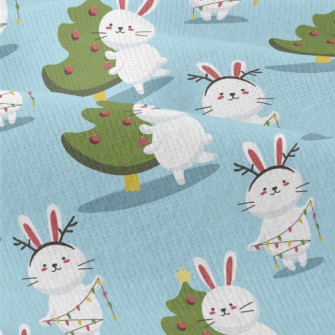 Bunny Decorating The Christmas Modern Jersey