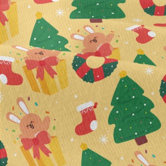 Cartoon Bunny Christmas Gift Modern Jersey