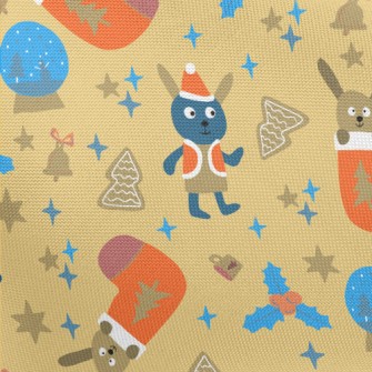 Festive Cute Rabbit Pongee