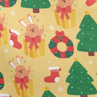 Cartoon Bunny Christmas Gift Pongee