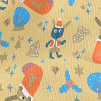 Festive Cute Rabbit Stretch Jersey