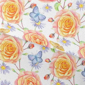 Watercolor Style Butterfly Col Waterproof Oxford