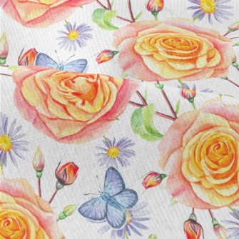 Watercolor Style Butterfly Col Modern Jersey