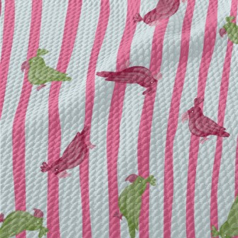 Exotic Bicolor Parrot Birdseye Piqué