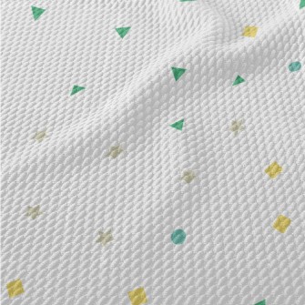 Simple Style Pattern Birdseye Piqué