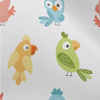 Colorful Parrot With Confused  Chiffon