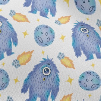 Flying Planets With Aliens Chiffon