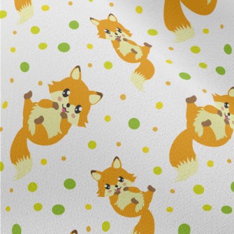Fox With Sparkling Eyes Chiffon