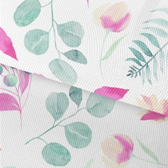 Colorful Plants In Watercolor  Waterproof Oxford