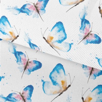 Watercolor Style Butterfly Waterproof Oxford