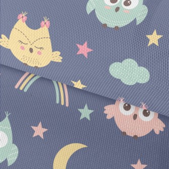 Lovely Rainbow Owl Waterproof Oxford