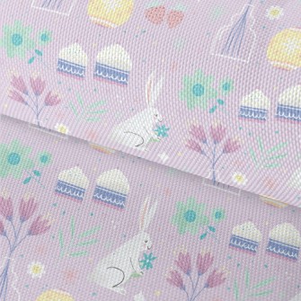 Hand Drawn Easter Pattern Waterproof Oxford