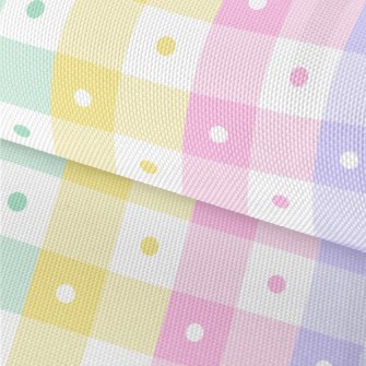 Simple Colorful Polka Dot Plai Waterproof Oxford
