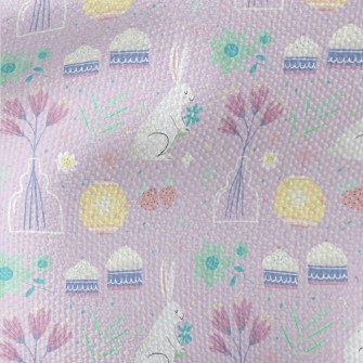 Hand Drawn Easter Pattern Waterproof Canvas