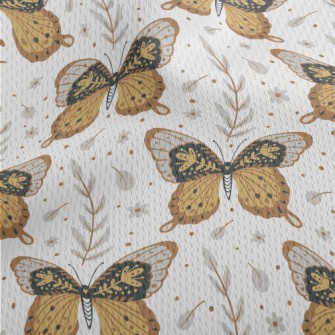 Butterfly With Special Wing Pa Athletic Mesh Flat Back