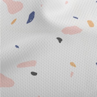 Simple Geometric Graphics Athletic Mesh Flat Back