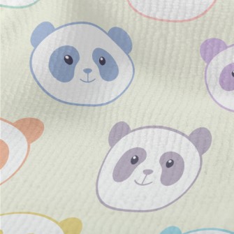 Cute Colorful Smiling Panda Terry