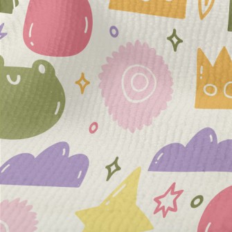 Cute Round Pattern Terry
