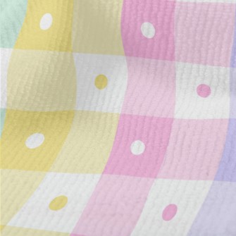 Simple Colorful Polka Dot Plai Terry
