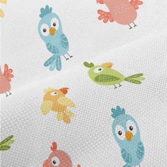 Colorful Parrot With Confused  Performance Linen
