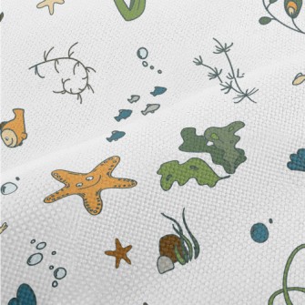 Animals Living In The Underwat Performance Linen