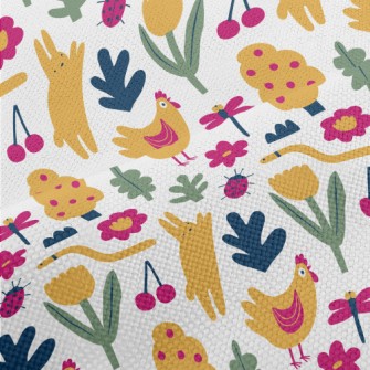 Lively And Cute Grassland Anim Performance Linen