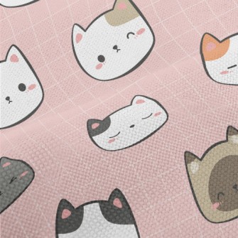 Soft And Cute Kitten Performance Linen