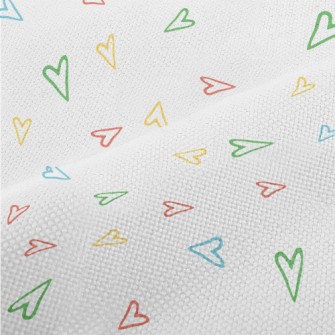 Simple Lines Of Colorful Love Performance Linen
