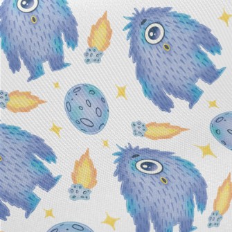 Flying Planets With Aliens Twill