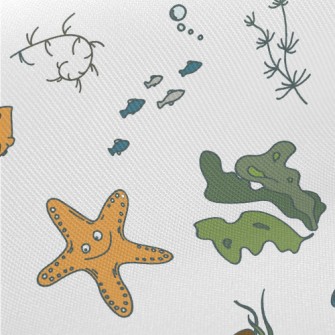 Animals Living In The Underwat Twill