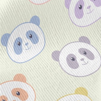 Cute Colorful Smiling Panda Standard Corduroy