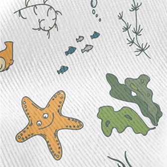 Animals Living In The Underwat Standard Corduroy