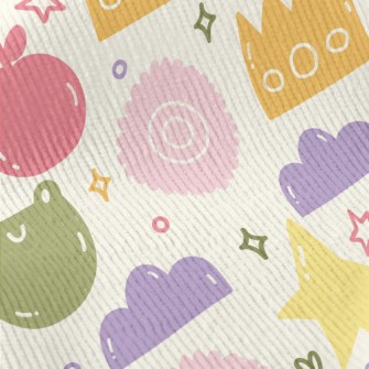Cute Round Pattern Standard Corduroy