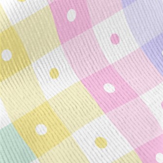 Simple Colorful Polka Dot Plai Standard Corduroy