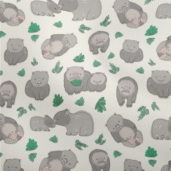 Hand Drawn Style Wombat And Gr Dobby